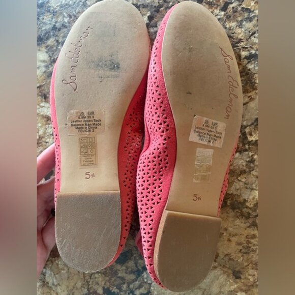 Sam Edelman Felicia 2 Flat Havana Suede Slip-On Ballet Flats Shoes Womens 5.5 - Picture 4 of 7